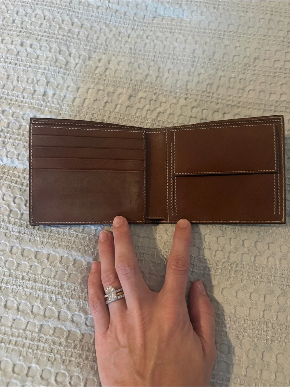 Salvatore Ferragamo Men's Bifold Leather Wallet - Brown